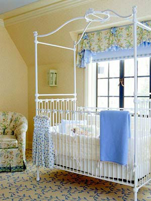 Delicate decoration for  baby room interior