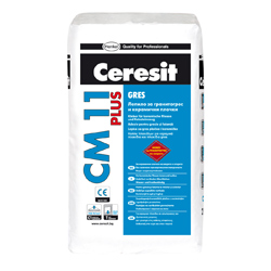 Ceresit CM 11 e с нова, усъвършенствана формула, позволяваща лепенето на гранитогрес