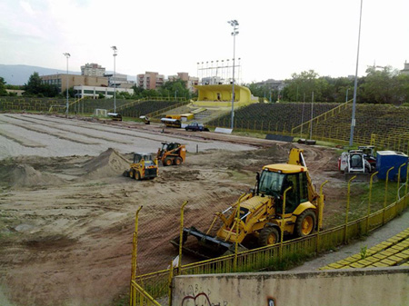 Лювик ООД изгражда модерна дренажна система на стадион 'Хр. Ботев' в Пловдив
