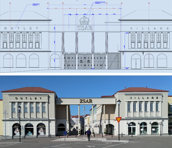 Системата за фасаден дизайн на StyroDesign преобразява Zsar Outlet Village във Финландия Системата за фасаден дизайн на StyroDesign преобразява Zsar Outlet Village във Финландия