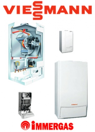 Wall-mounted gas boilers - Viessmann (Germany), Immergas (It