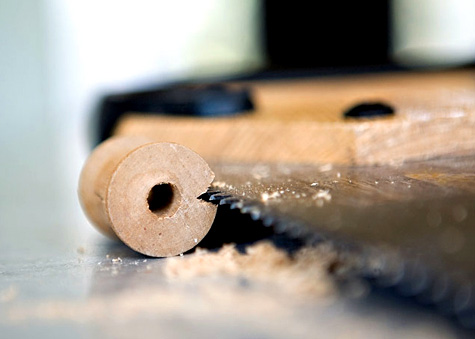 Практични поставки за снимки от дървени макари
