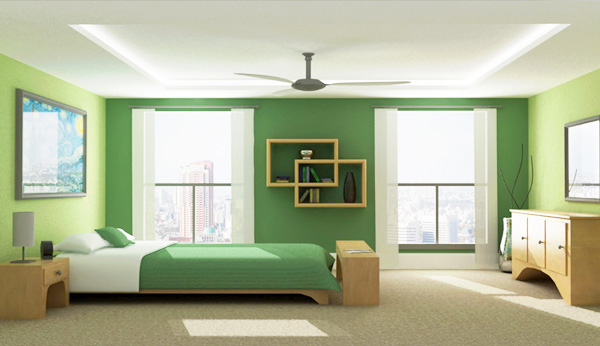 9 красиви спални в зелено