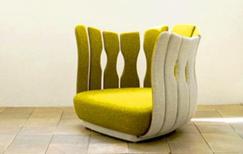 8 артистични стола за дома с формата на цветове