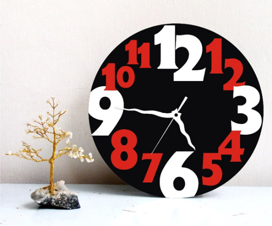 15 модерни дизайна на стенни часовници