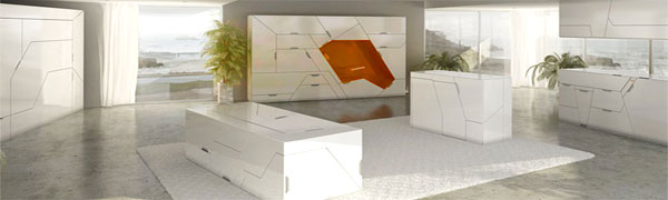Интересна компактна мебелировка за малкия дом