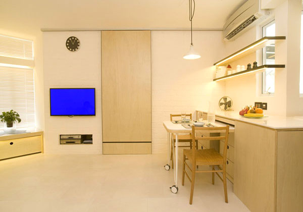 Модерен малък апартамент в Хонг Конг