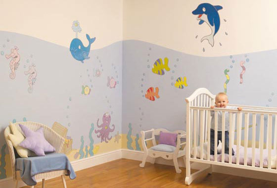 Интересни стенни апликации за детската стая
