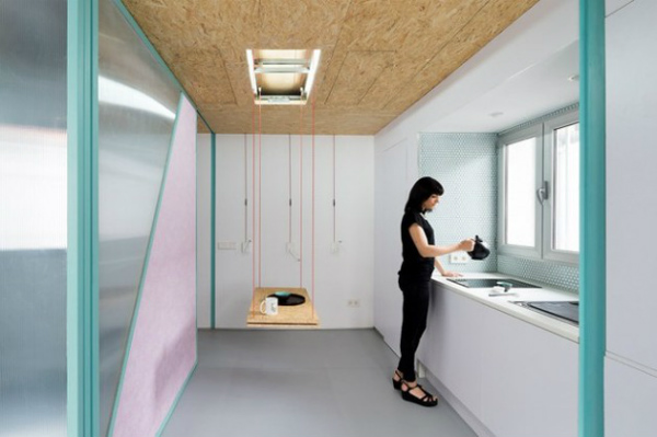 Таванско жилище с модерен и функционален дизайн