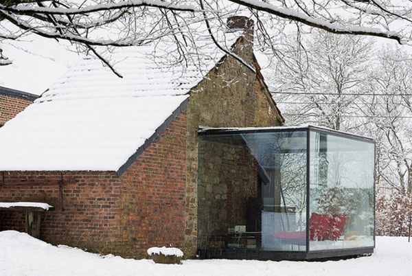 8 къщи със стъклени разширения