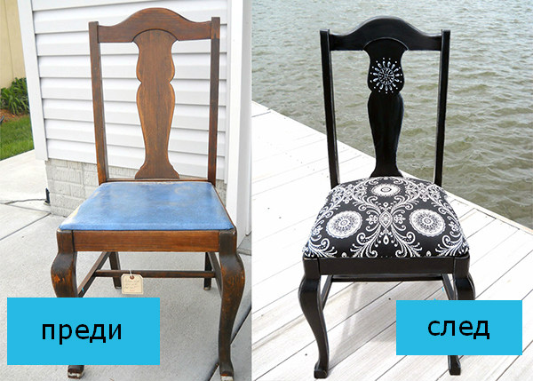 Преобразете старите столове – 15 идеи