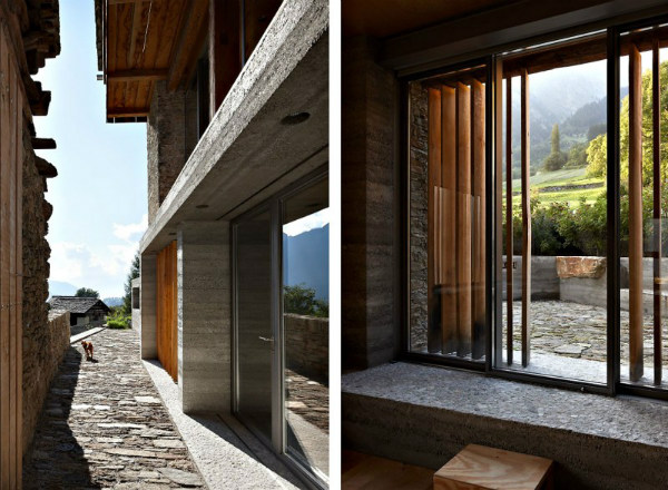 Непреходен дизайн в реконструирана плевня в Швейцария