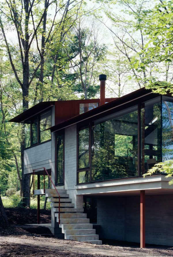 Къща в гората с 360-градусова гледка