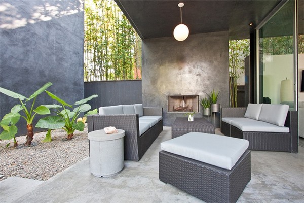 20 камини от бетон с модерен дизайн