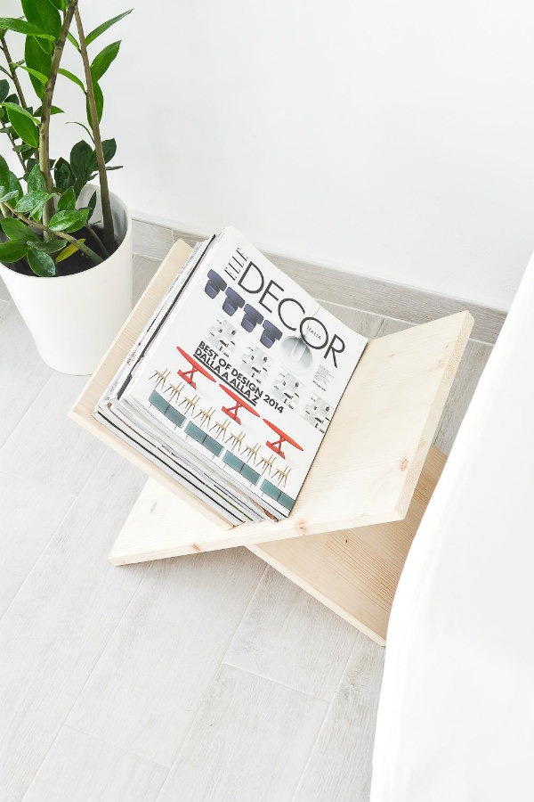 Как да си направите дървена поставка за списания