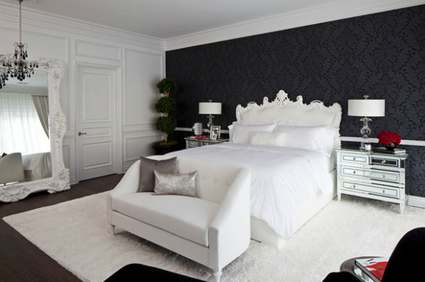 10 идеи как да използвате черното за стените в спалнята