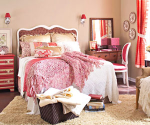 романтичен интериор спалня